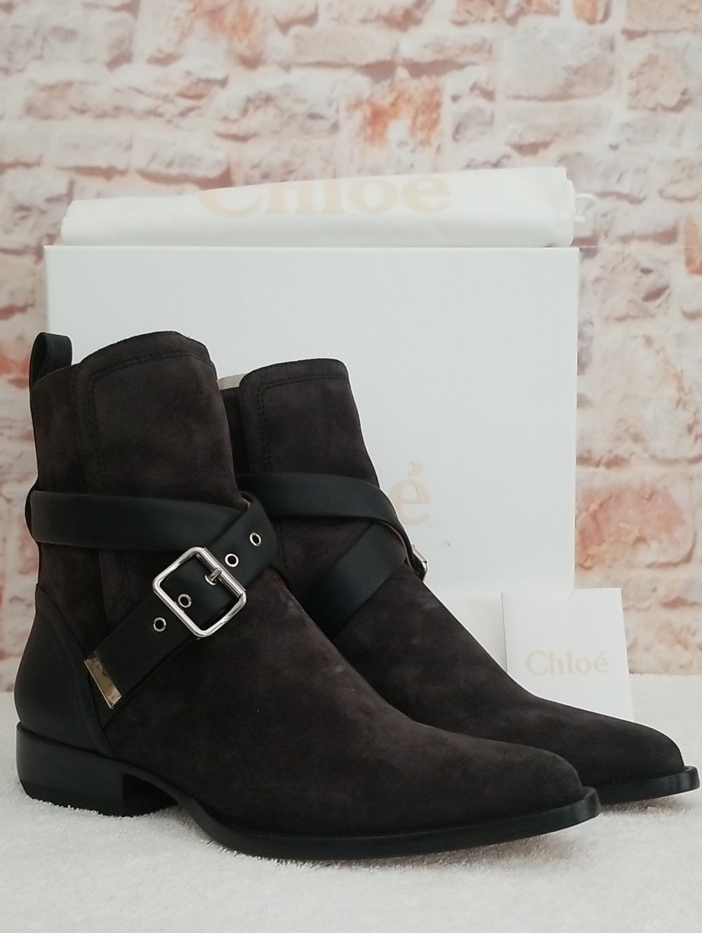 New Chloe 30mm Rylee Strap Bootie